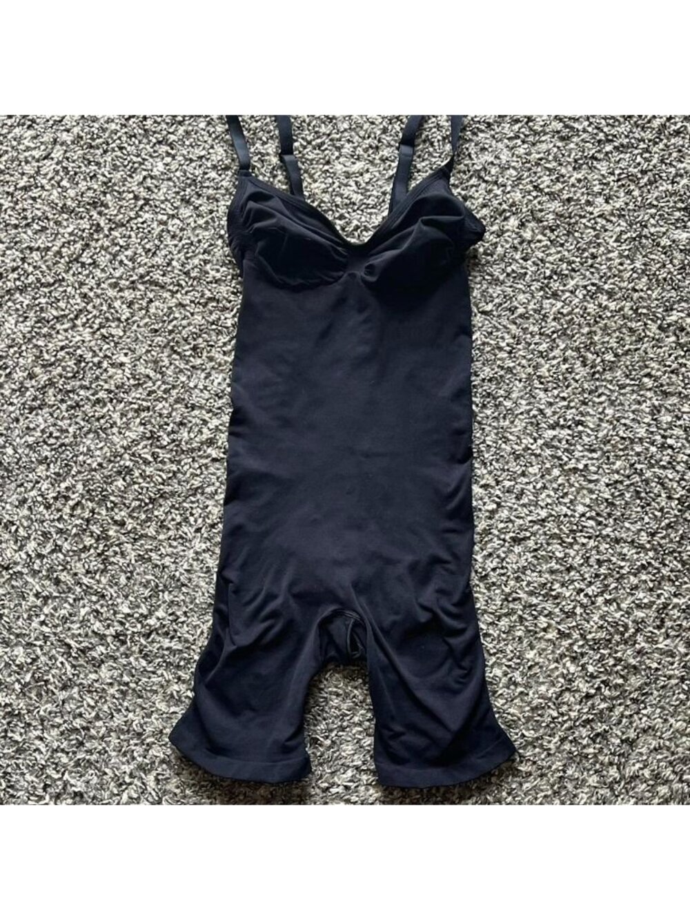 Skims Black Bodysuit Size Large Body Contour Shapewear Feminine Minimalistic
